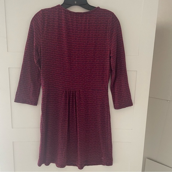 Boden Sabina long sleeve v-neck button front dress 15293 - Picture 2 of 10